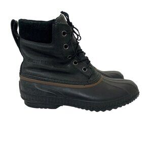 Sorel Men’s Cheyanne Waterproof Lace-up Boots in Black Size 11 Gorpcore